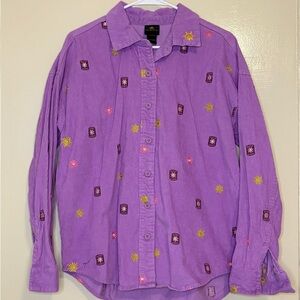 Disney Tangled Rapunzel Button Up sweater.